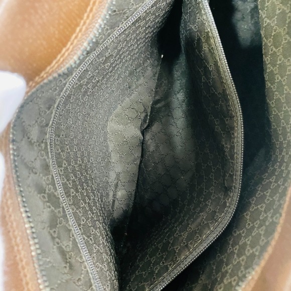 Gucci handbag one shoulder bag Boston shoulder crossbody brown - Picture 9 of 11